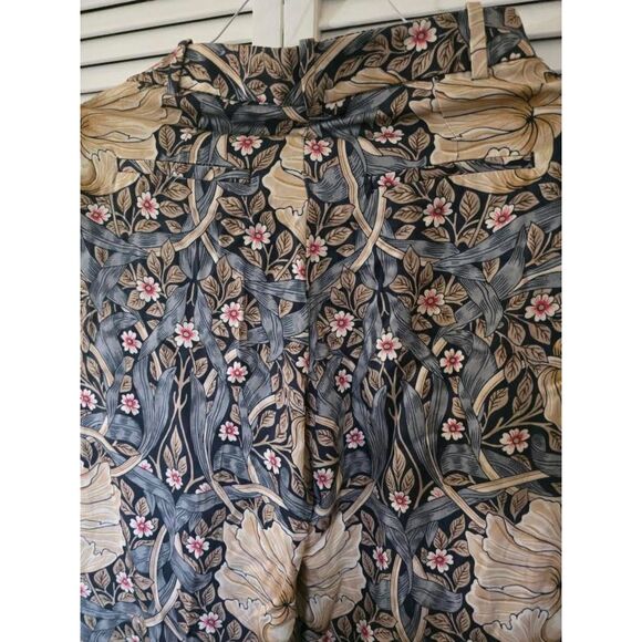 Morris & Co. x H&M Women’s Floral Pants Size 6 Arts & Crafts Inspired Print - Picture 8 of 11